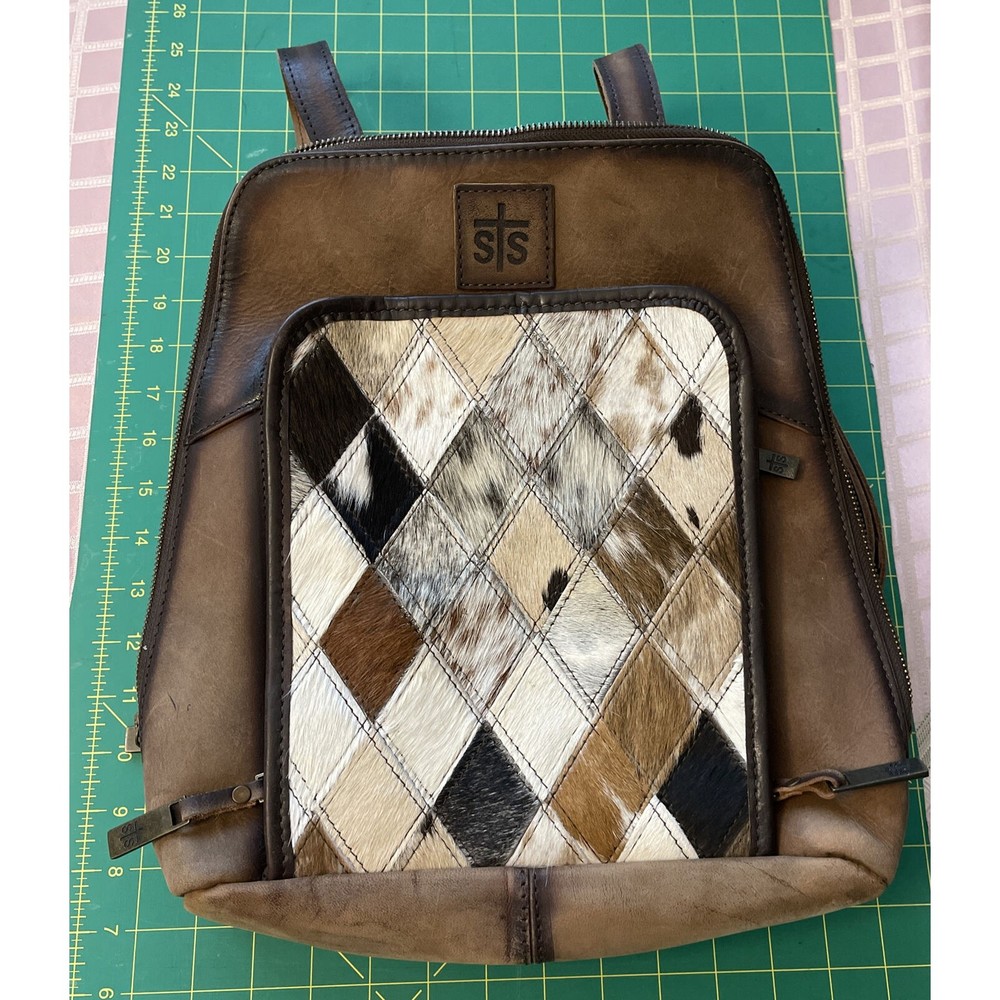 STS RANCHWEAR Diamond Cowhide Backpack